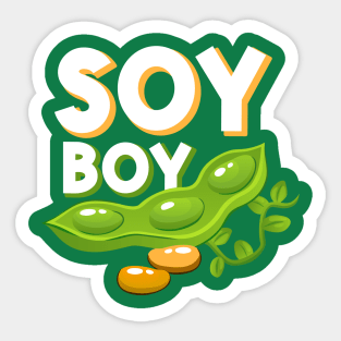 Soy boy Sticker